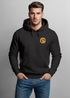 Hoodie Herren Print Logo Badge Landschaft Natur Berge Wandern Outdoor Fashion Neverless®preview