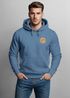 Hoodie Herren Print Logo Badge Landschaft Natur Berge Wandern Outdoor Fashion Neverless®preview