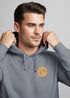 Hoodie Herren Print Logo Badge Landschaft Natur Berge Wandern Outdoor Fashion Neverless®preview