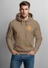 Hoodie Herren Print Logo Badge Landschaft Natur Berge Wandern Outdoor Fashion Neverless®preview