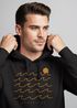 Hoodie Herren Print Minimalismus Wellen Sonne Meer Aufdruck Kapuzen-Pullover Männer Fashion Streetstyle Neverless®preview