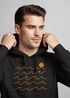 Hoodie Herren Print Minimalismus Wellen Sonne Meer Aufdruck Kapuzen-Pullover Männer Fashion Streetstyle Neverless®preview
