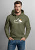 Hoodie Herren Print Mountain Grafik Print Kapuzen-Pullover Männer Fashion Streetstyle Neverless®preview