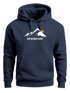 Hoodie Herren Print Mountain Grafik Print Kapuzen-Pullover Männer Fashion Streetstyle Neverless®preview