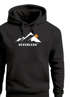 Hoodie Herren Print Mountain Grafik Print Kapuzen-Pullover Männer Fashion Streetstyle Neverless®preview