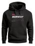 Hoodie Herren Print Norwegen Flagge Schriftzug Norway Explorer Scandinavian Fashion Streetstyle Neverless®preview