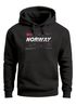 Hoodie Herren Print Norwegen Flagge Schriftzug Norway Explorer Scandinavian Fashion Streetstyle Neverless®preview