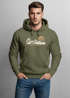 Hoodie Herren Print Outdoor Berge Motiv Kapuzen-Pullover Männer Fashion Streetstyle Neverless®preview