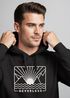 Hoodie Herren Print Outdoor Grafik Line Art Berge Sonne Natur Aufdruck Kapuzen-Pullover Männer Fashion Streetstyle Neverless®preview
