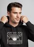 Hoodie Herren Print Outdoor Grafik Line Art Berge Sonne Natur Aufdruck Kapuzen-Pullover Männer Fashion Streetstyle Neverless®preview