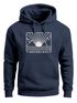 Hoodie Herren Print Outdoor Grafik Line Art Berge Sonne Natur Aufdruck Kapuzen-Pullover Männer Fashion Streetstyle Neverless®preview