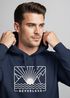 Hoodie Herren Print Outdoor Grafik Line Art Berge Sonne Natur Aufdruck Kapuzen-Pullover Männer Fashion Streetstyle Neverless®preview