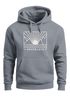 Hoodie Herren Print Outdoor Grafik Line Art Berge Sonne Natur Aufdruck Kapuzen-Pullover Männer Fashion Streetstyle Neverless®preview