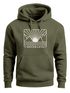 Hoodie Herren Print Outdoor Grafik Line Art Berge Sonne Natur Aufdruck Kapuzen-Pullover Männer Fashion Streetstyle Neverless®preview