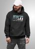 Hoodie Herren Print Outdoor Wandern Nautrliebhaber Life is outside Aufschrift Männer Fashion Streetstyle Neverless®preview