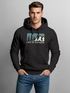 Hoodie Herren Print Outdoor Wandern Nautrliebhaber Life is outside Aufschrift Männer Fashion Streetstyle Neverless®preview
