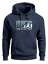 Hoodie Herren Print Outdoor Wandern Nautrliebhaber Life is outside Aufschrift Männer Fashion Streetstyle Neverless®preview