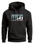 Hoodie Herren Print Outdoor Wandern Nautrliebhaber Life is outside Aufschrift Männer Fashion Streetstyle Neverless®preview