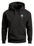 Hoodie Herren Print Palme Logo Aufdruck Motiv Kapuzen-Pullover Männer Fashion Streetstyle Beach Vibes Neverless®preview