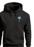 Hoodie Herren Print Palme Logo Aufdruck Motiv Kapuzen-Pullover Männer Fashion Streetstyle Beach Vibes Neverless®preview