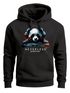 Hoodie Herren Print Panda Bär Aufdruck Musik Techo Print Fashion Streetstyle Neverless®preview
