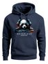 Hoodie Herren Print Panda Bär Aufdruck Musik Techo Print Fashion Streetstyle Neverless®preview