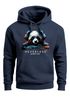 Hoodie Herren Print Panda Bär Aufdruck Musik Techo Print Fashion Streetstyle Neverless®preview