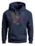 Hoodie Herren Print Schmetterling Geometric Design Butterlfy Spruch Not the End Fashion Streetstyle Neverless®preview