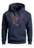 Hoodie Herren Print Schmetterling Geometric Design Butterlfy Spruch Not the End Fashion Streetstyle Neverless®preview