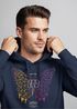 Hoodie Herren Print Schmetterling Geometric Design Butterlfy Spruch Not the End Fashion Streetstyle Neverless®preview