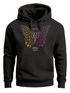 Hoodie Herren Print Schmetterling Geometric Design Butterlfy Spruch Not the End Fashion Streetstyle Neverless®preview