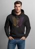 Hoodie Herren Print Schmetterling Geometric Design Butterlfy Spruch Not the End Fashion Streetstyle Neverless®preview
