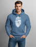 Hoodie Herren Print Seemann Bart Seefahrer Nordisch Maritim Kapuzen-Pullover Männer Fashion Streetstyle Neverless®preview