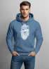 Hoodie Herren Print Seemann Bart Seefahrer Nordisch Maritim Kapuzen-Pullover Männer Fashion Streetstyle Neverless®preview