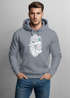 Hoodie Herren Print Seemann Bart Seefahrer Nordisch Maritim Kapuzen-Pullover Männer Fashion Streetstyle Neverless®preview