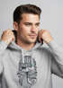 Hoodie Herren Print Seemann Bart Seefahrer Nordisch Maritim Kapuzen-Pullover Männer Fashion Streetstyle Neverless®preview