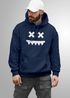 Hoodie Herren Print Smile Smiling Face Techwear Kapuzen-Pullover Männer Fashion Streetstyle Neverless®preview