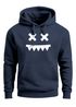 Hoodie Herren Print Smile Smiling Face Techwear Kapuzen-Pullover Männer Fashion Streetstyle Neverless®preview