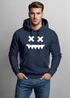 Hoodie Herren Print Smile Smiling Face Techwear Kapuzen-Pullover Männer Fashion Streetstyle Neverless®preview