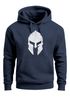 Hoodie Herren Print Sparta-Helm Aufdruck Gladiator Krieger Warrior Spartaner Fashion Streetstyle Neverless®preview