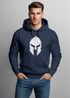 Hoodie Herren Print Sparta-Helm Aufdruck Gladiator Krieger Warrior Spartaner Fashion Streetstyle Neverless®preview