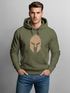Hoodie Herren Print Sparta-Helm Aufdruck Gladiator Krieger Warrior Spartaner Fashion Streetstyle Neverless®preview