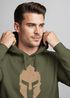 Hoodie Herren Print Sparta-Helm Aufdruck Gladiator Krieger Warrior Spartaner Fashion Streetstyle Neverless®preview