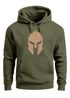 Hoodie Herren Print Sparta-Helm Aufdruck Gladiator Krieger Warrior Spartaner Fashion Streetstyle Neverless®preview