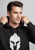 Hoodie Herren Print Sparta-Helm Aufdruck Gladiator Krieger Warrior Spartaner Fashion Streetstyle Neverless®preview
