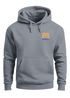 Hoodie Herren Print Sunrise Icon | Kapuzenpullover mit Sonnenaufgang und Wellenmotiv Beach Streetwear Neverless®preview
