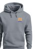 Hoodie Herren Print Sunrise Icon | Kapuzenpullover mit Sonnenaufgang und Wellenmotiv Beach Streetwear Neverless®preview