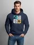 Hoodie Herren Print Surfing Rückenaufdruck Icons Maritim Kapuzen-Pullover Männer Fashion Streetstyle Neverless®preview