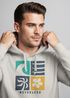 Hoodie Herren Print Surfing Rückenaufdruck Icons Maritim Kapuzen-Pullover Männer Fashion Streetstyle Neverless®preview