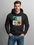 Hoodie Herren Print Surfing Rückenaufdruck Icons Maritim Kapuzen-Pullover Männer Fashion Streetstyle Neverless®preview